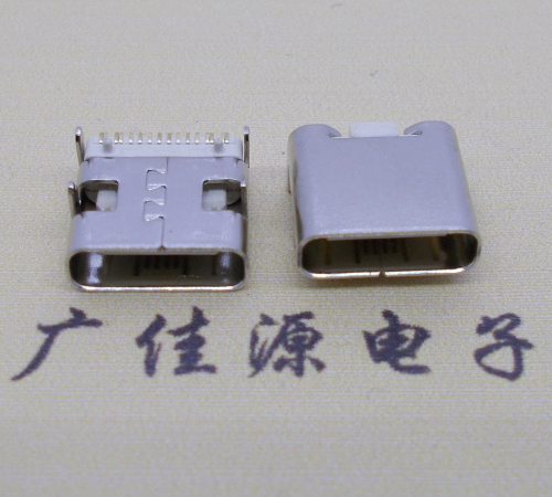 江门板上贴片type-c16p母座连接器