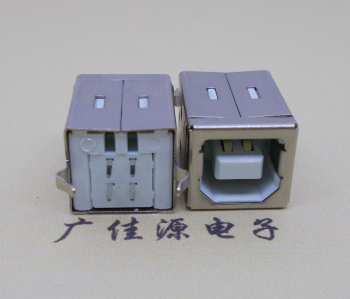 江门USB BF180度母座 打印机接口 立式直插带赛