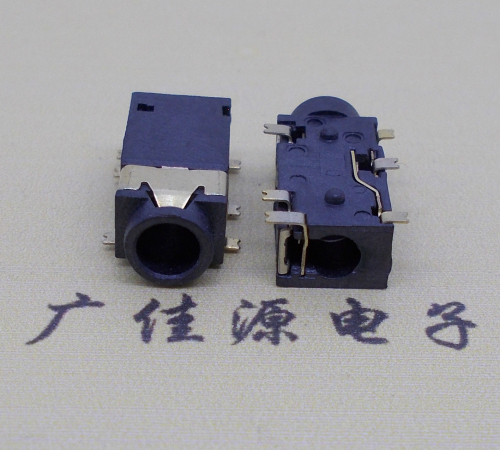 江门PJ-342耳机2.5/3.5音频插座六脚贴片双柱